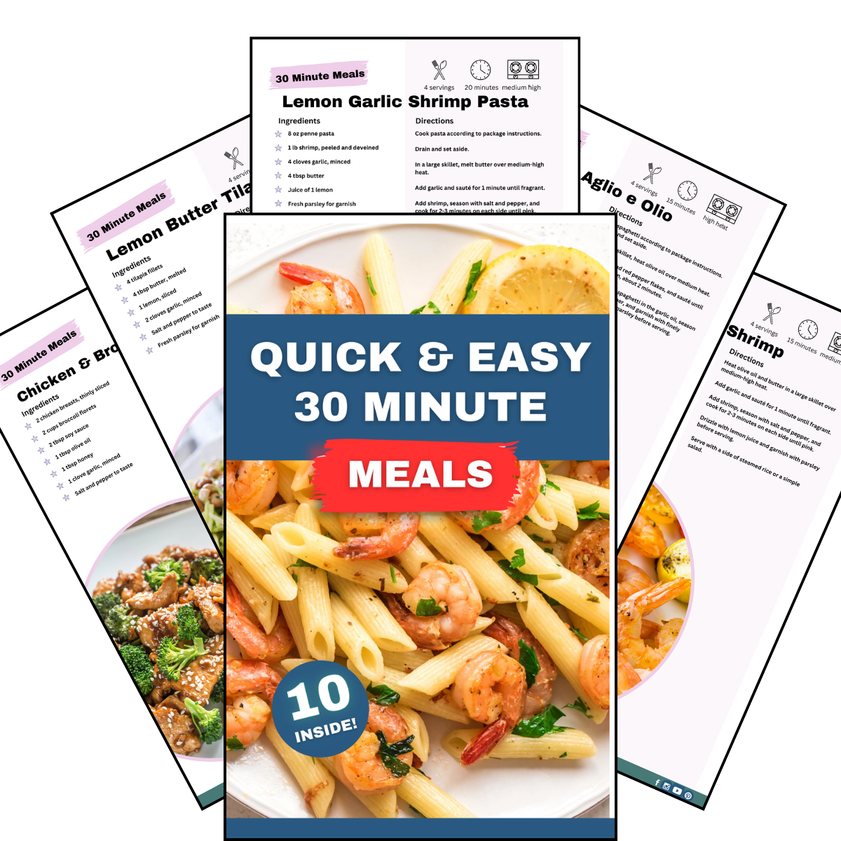 30-Minute Meals: Quick, Easy, and Delicious Meals for Busy People - Oven and Stovetop