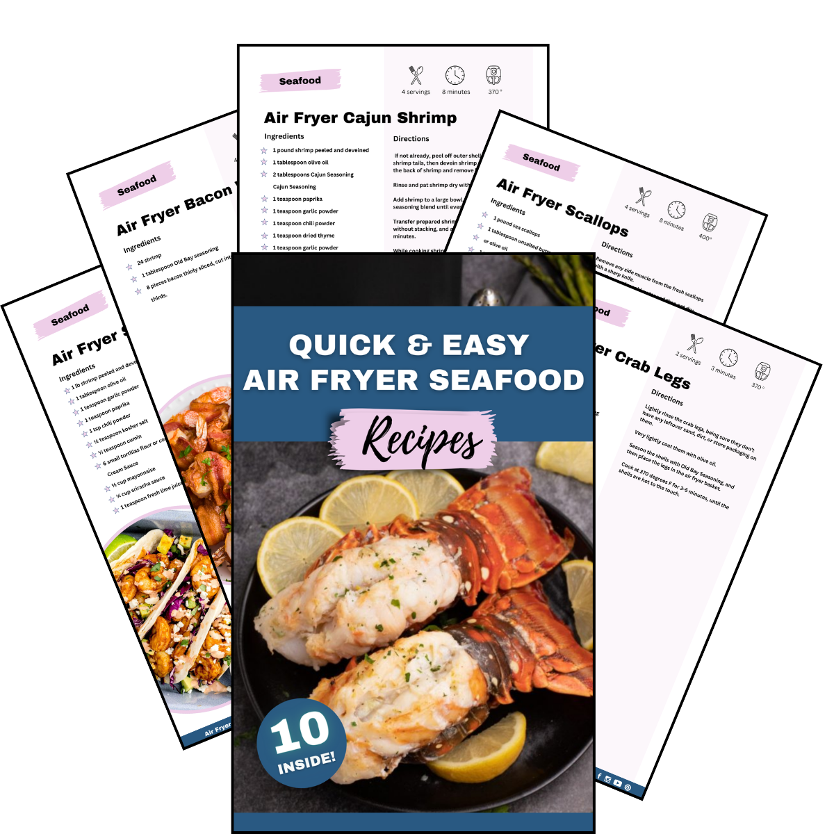 10 Quick & Easy Air Fryer Seafood Recipes