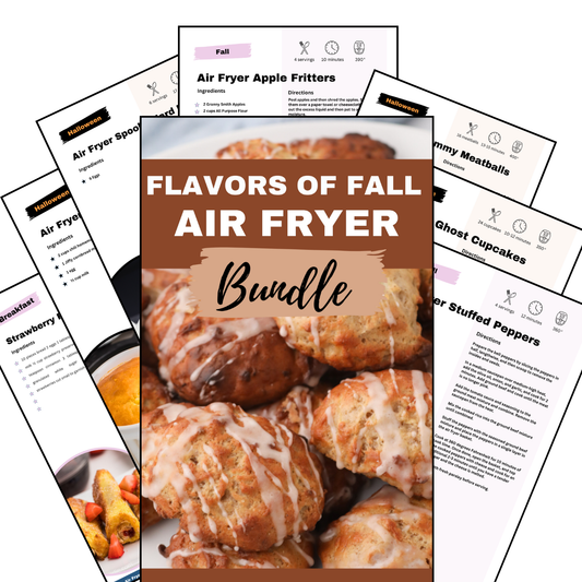 Flavors of Fall:  Back to School, Fall, and Halloween Air Fryer Recipes