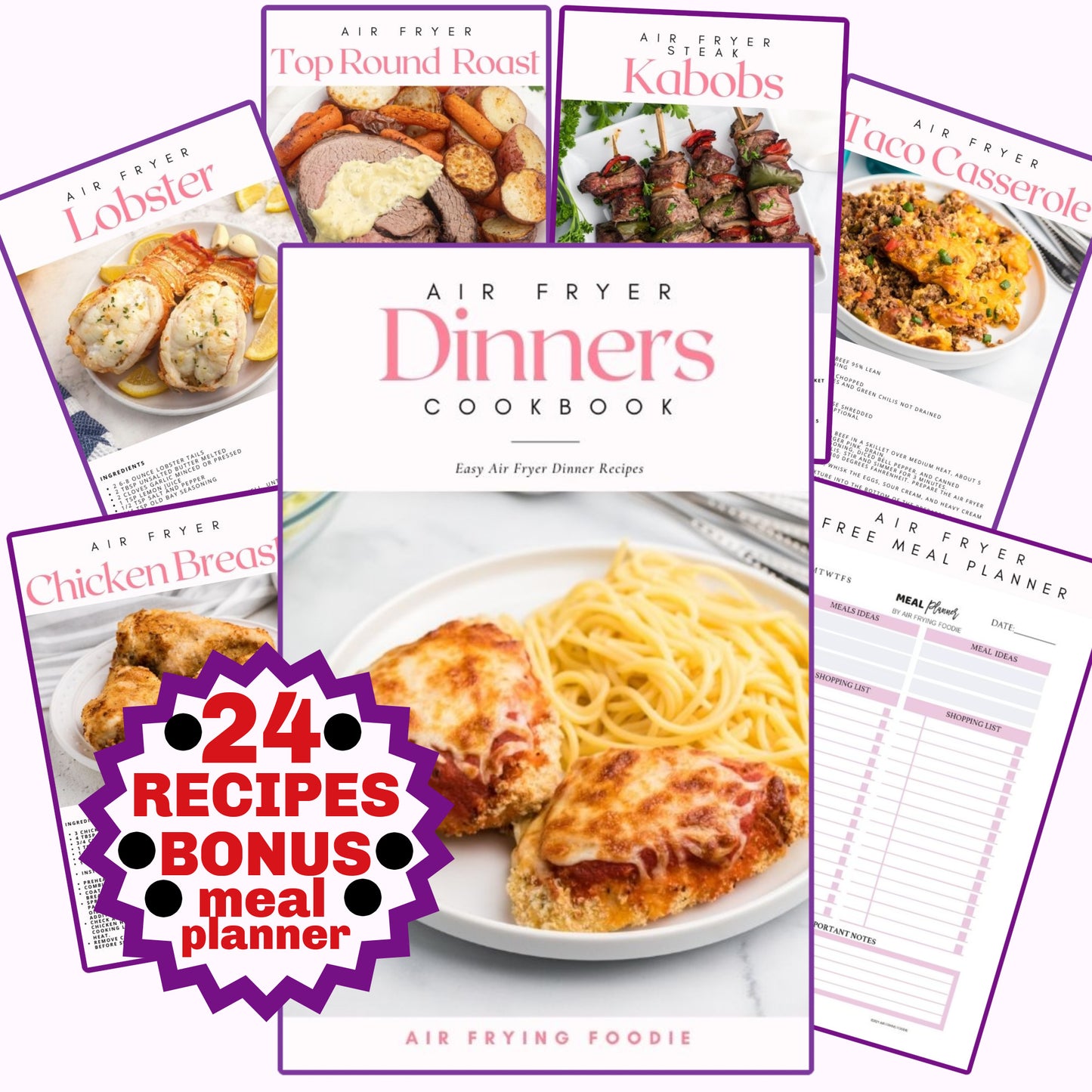 Air Fryer Dinner Recipe Ebook